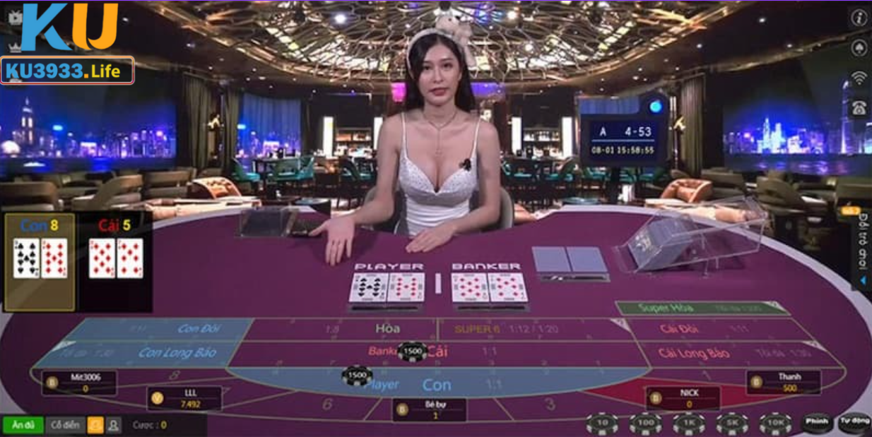 Cách tham gia chơi Baccarat trực tuyến tại Kubet