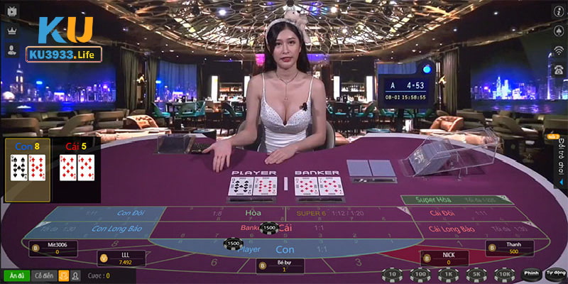 Hướng dẫn chơi Baccarat Kubet cơ bản cho người mới 