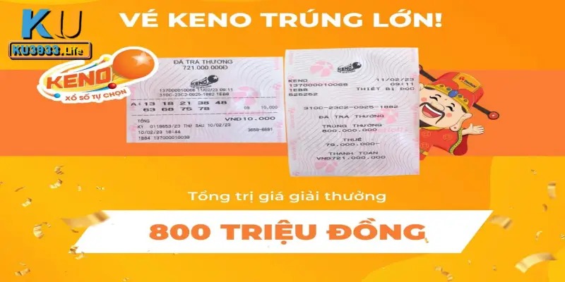 Vé kenzo trúng lớn