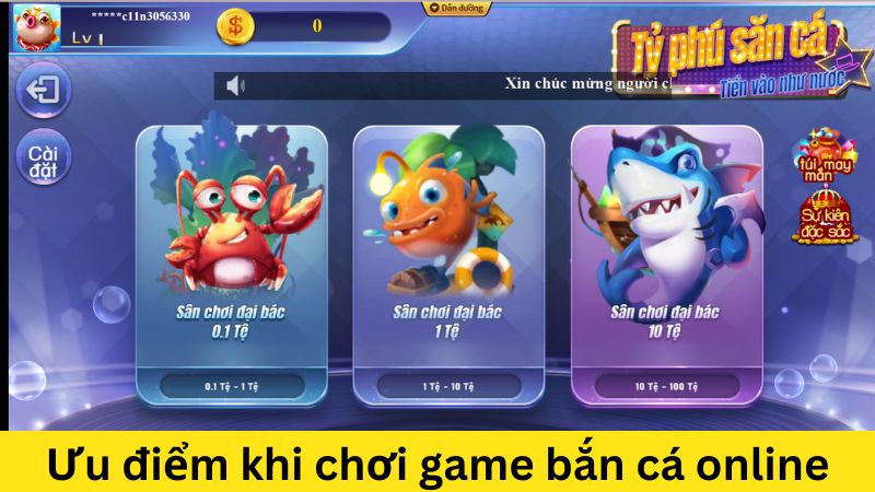 Cách tham gia game bắn cá online tại Cwin